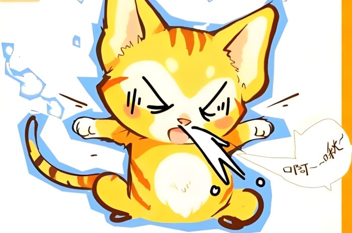 貓 打 噴嚏